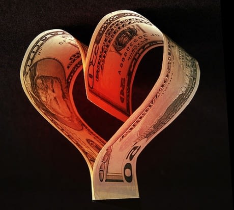 Money heart